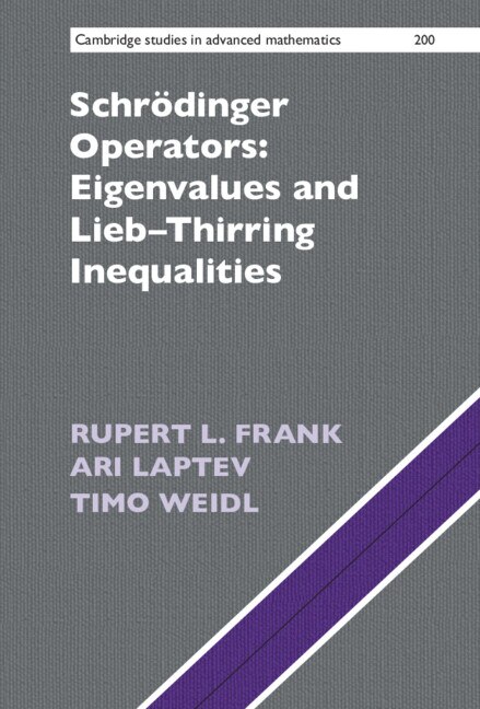 Front cover_Schrödinger Operators: Eigenvalues and Lieb–Thirring Inequalities