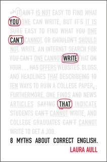Front cover_You Can't Write That