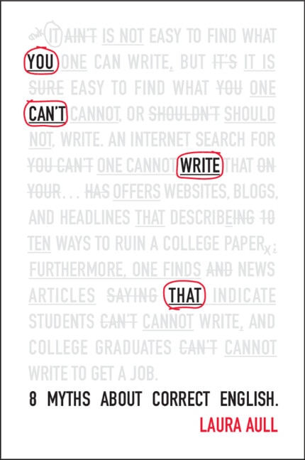 Front cover_You Can't Write That
