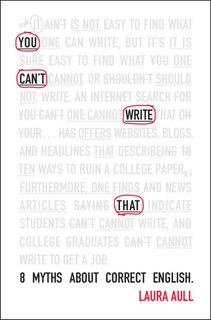 Front cover_You Can't Write That