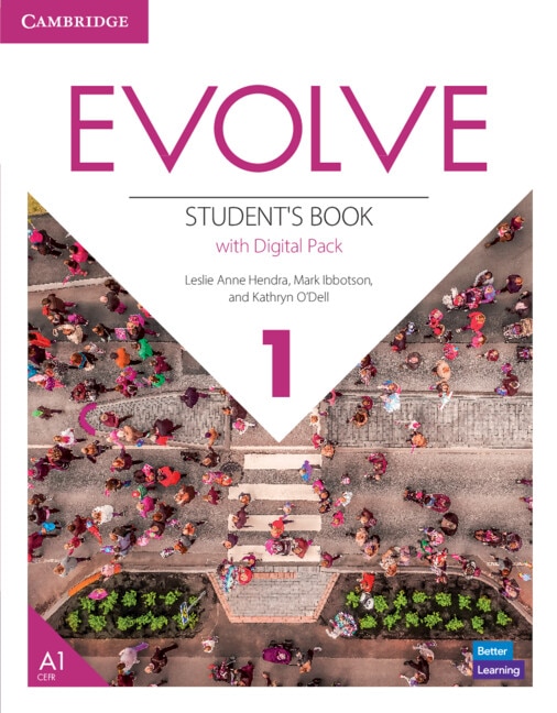 Front cover_Evolve Level 1 Student's Book with Digital Pack