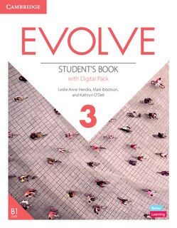 Front cover_Evolve Level 3 Student's Book with Digital Pack