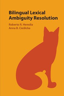 Front cover_Bilingual Lexical Ambiguity Resolution