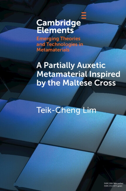 Couverture_A Partially Auxetic Metamaterial Inspired by the Maltese Cross