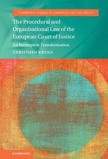 Front cover_The Procedural and Organisational Law of the European Court of Justice