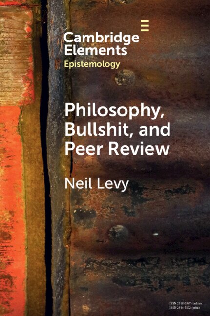 Front cover_Philosophy, Bullshit, and Peer Review