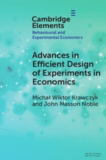 Couverture_Advances in Efficient Design of Experiments in Economics