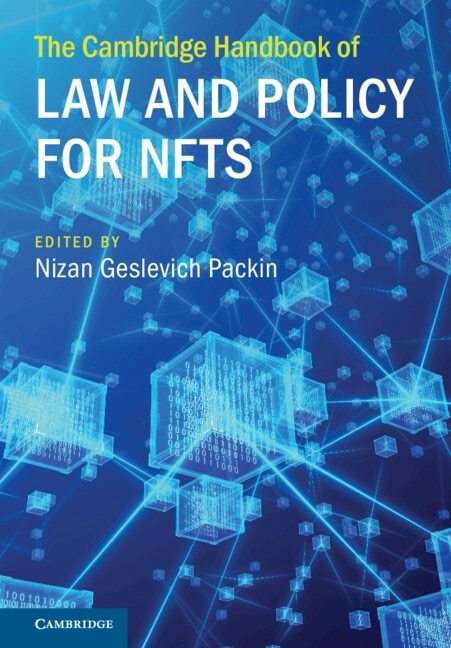 Couverture_The Cambridge Handbook of Law and Policy for NFTs