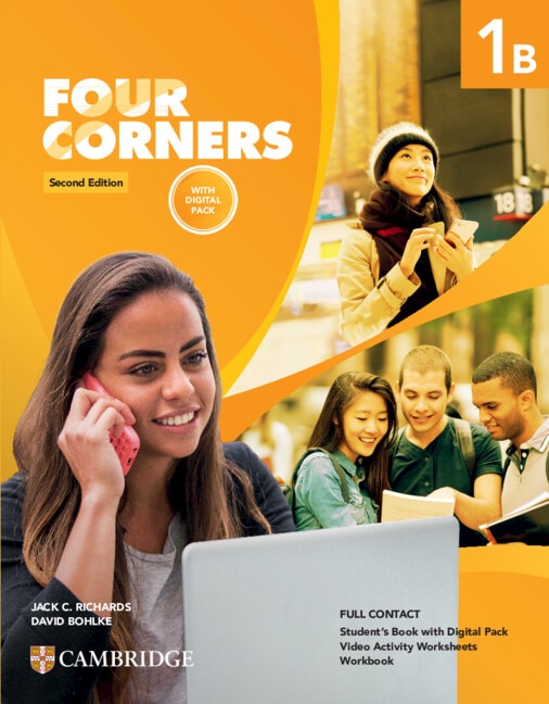 Front cover_Four Corners Level 1B Full Contact with Digital Pack