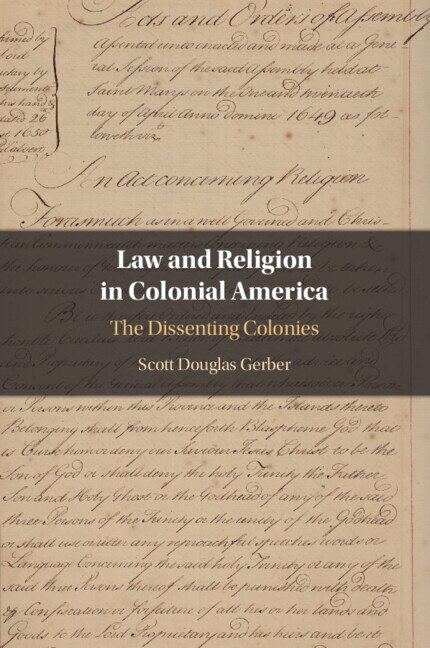 Couverture_Law and Religion in Colonial America