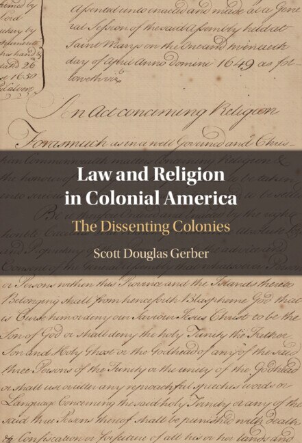 Couverture_Law and Religion in Colonial America