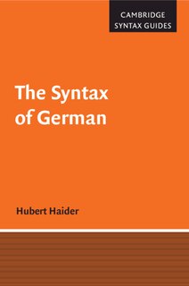 Front cover_The Syntax of German