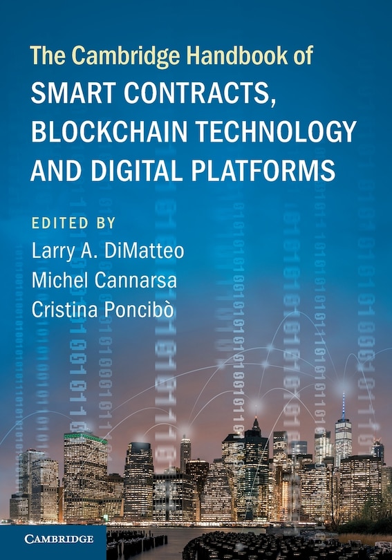 Couverture_The Cambridge Handbook of Smart Contracts, Blockchain Technology and Digital Platforms