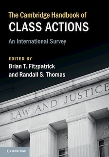 Couverture_The Cambridge Handbook of Class Actions