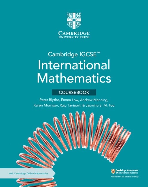 Couverture_Cambridge IGCSE™ International Mathematics Coursebook with Cambridge Online Mathematics (2 Years' Access)