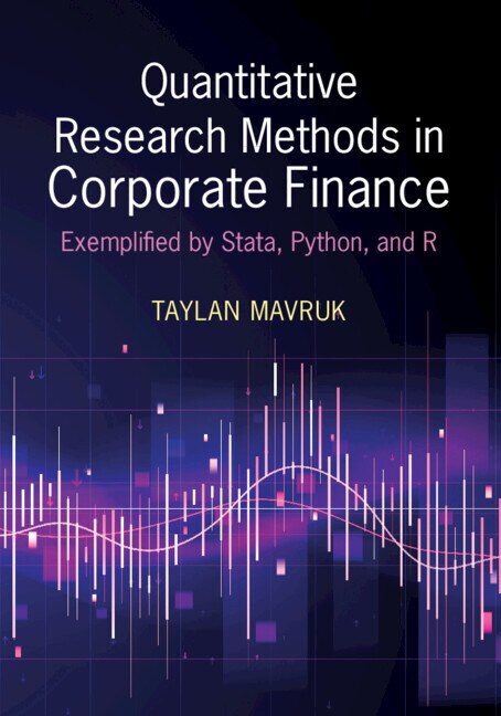 Front cover_Quantitative Research Methods in Corporate Finance