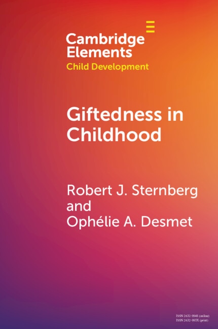 Couverture_Giftedness in Childhood