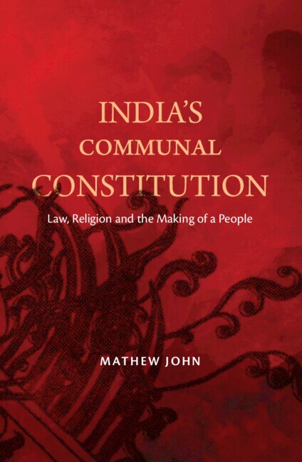 Front cover_India's Communal Constitution