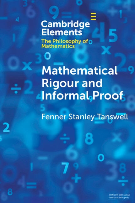 Front cover_Mathematical Rigour and Informal Proof