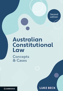 Couverture_Australian Constitutional Law