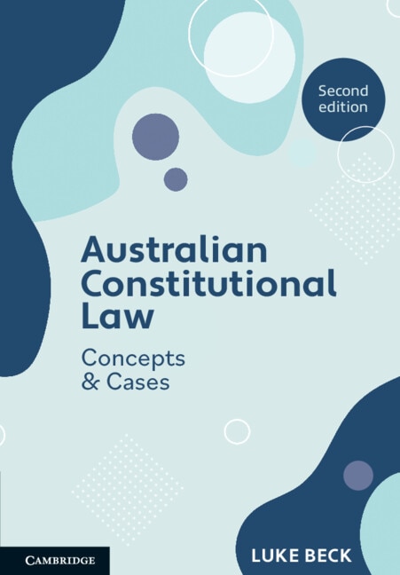 Couverture_Australian Constitutional Law