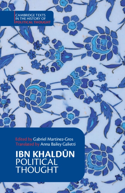 Couverture_Ibn Khaldūn: Political Thought