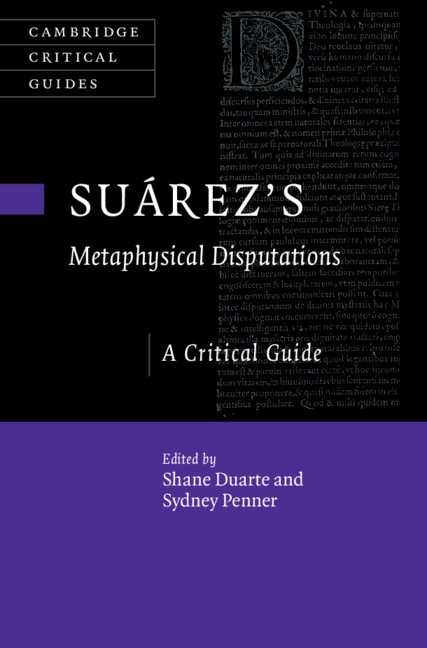 Front cover_Suárez's Metaphysical Disputations