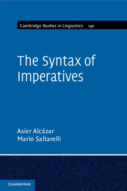 Couverture_The Syntax of Imperatives