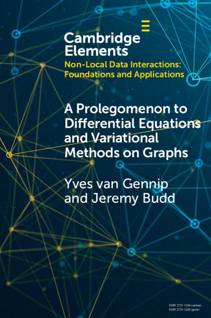 Couverture_A Prolegomenon to Differential Equations and Variational Methods on Graphs