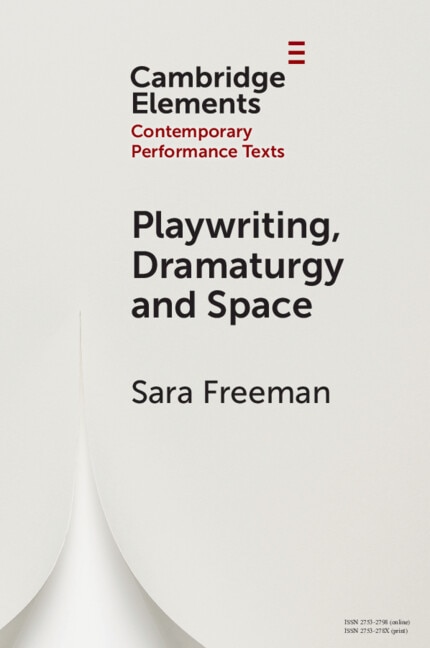 Couverture_Playwriting, Dramaturgy and Space