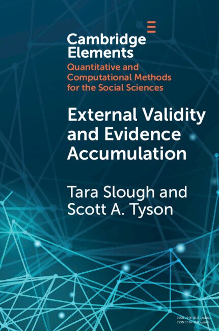 Couverture_External Validity and Evidence Accumulation
