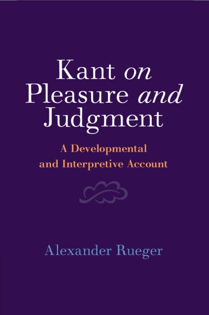 Front cover_Kant on Pleasure and Judgment