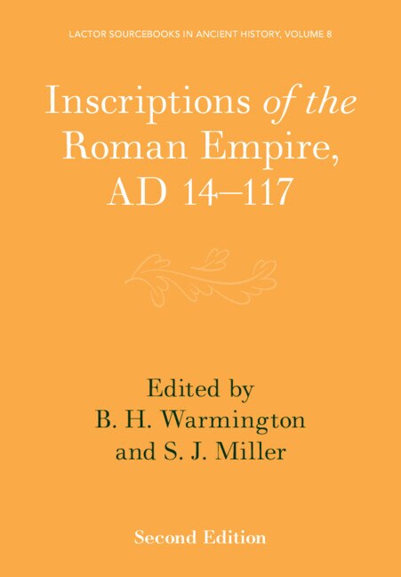 Front cover_Inscriptions of the Roman Empire, AD 14–117