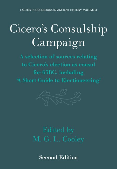 Front cover_Cicero's Consulship Campaign