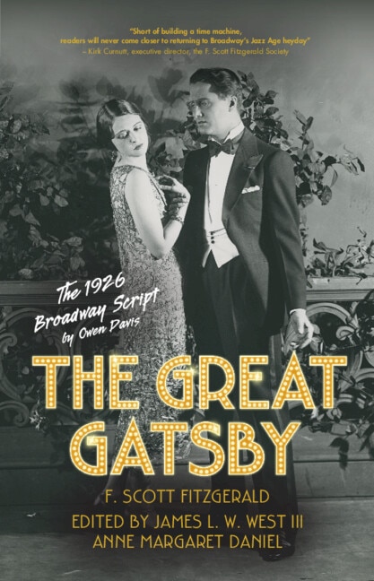 Front cover_The Great Gatsby: The 1926 Broadway Script