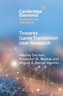 Front cover_Towards Game Translation User Research