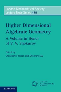 Couverture_Higher Dimensional Algebraic Geometry