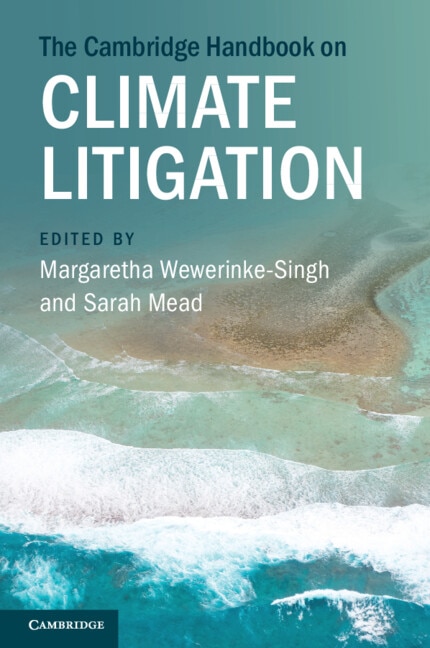 Couverture_The Cambridge Handbook on Climate Litigation