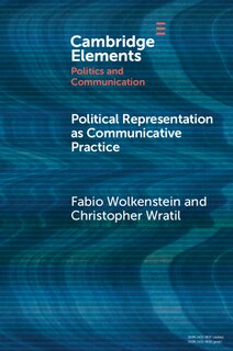 Front cover_Political Representation as Communicative Practice