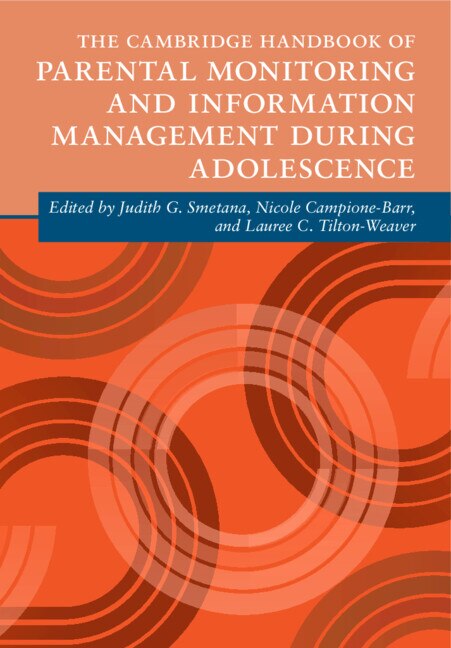 Couverture_The Cambridge Handbook of Parental Monitoring and Information Management during Adolescence