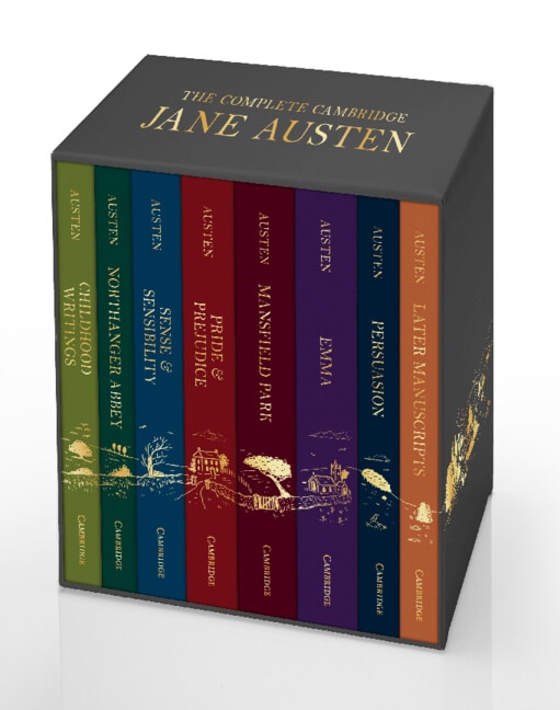 Front cover_The Complete Cambridge Jane Austen 8 Volume Hardback Set