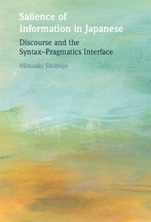 Front cover_Salience of Information in Japanese