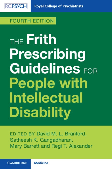 Couverture_The Frith Prescribing Guidelines for People with Intellectual Disability
