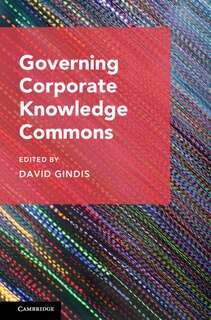 Couverture_Governing Corporate Knowledge Commons