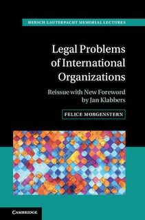 Couverture_Legal Problems of International Organizations