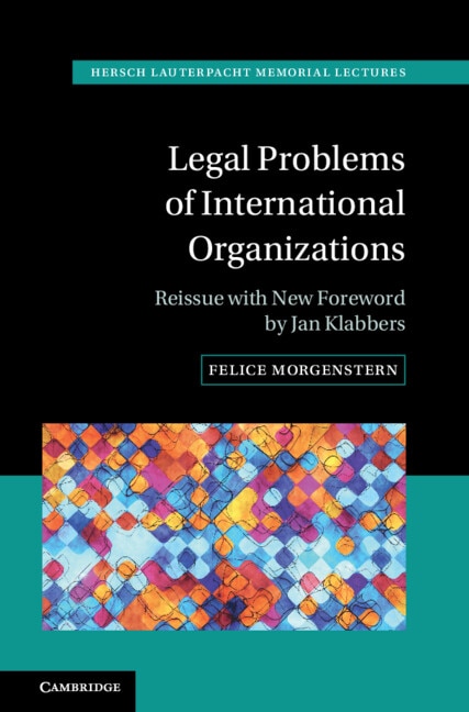 Couverture_Legal Problems of International Organizations