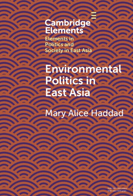 Front cover_Environmental Politics in East Asia