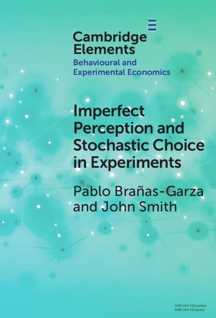 Couverture_Imperfect Perception and Stochastic Choice in Experiments