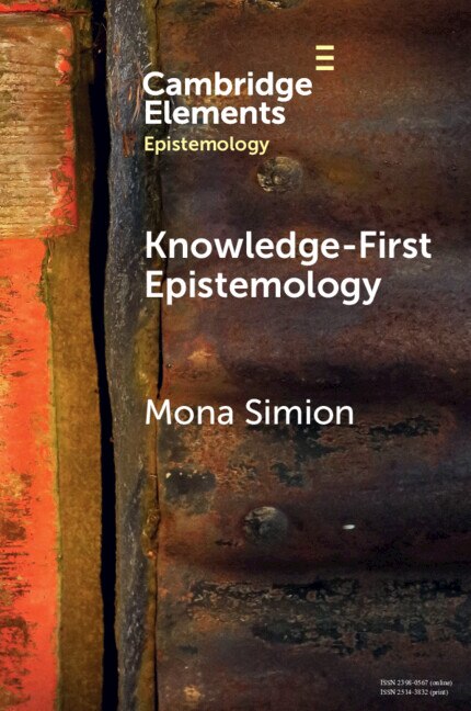 Front cover_Knowledge-First Epistemology