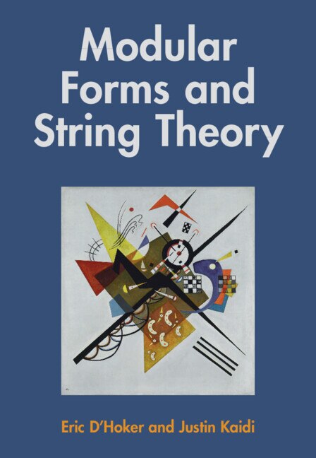 Front cover_Modular Forms and String Theory